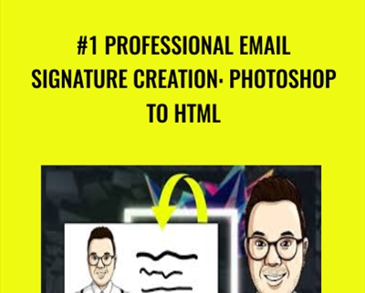 $15 #1 Professional Email Signature Creation: Photoshop to HTML - Marty Englander