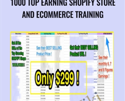 $48 1000 Top Earning Shopify Store and eCommerce Training - eComHowTo
