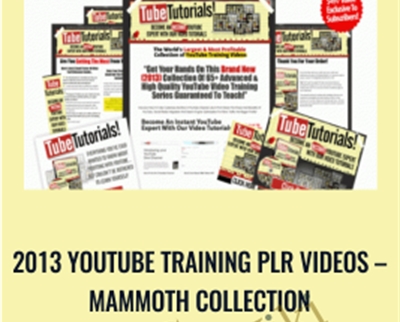2013 YOUTUBE TRAINING PLR VIDEOS E28093 MAMMOTH COLLECTION - BoxSkill net