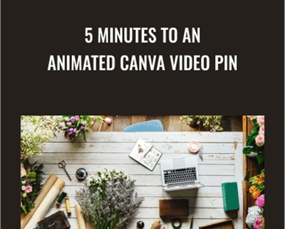 $15 - 5 Minutes To An Animated Canva Video Pin - Kristie Chiles