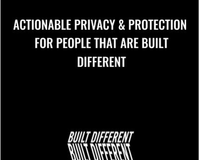 Actionable Privacy Protection for People that are Built Different - BoxSkill - Get all Courses