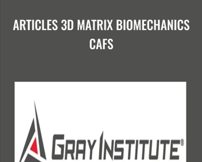 Articles 3D Matrix Biomechanics CAFS - BoxSkill