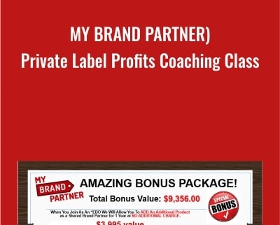 $35.97 (My Brand Partner) – Private Label Profits Coaching Class - Lisa Diane
