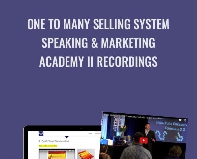 One To Many Selling System2C Speaking Marketing Academy II Recordings Dave VanHoose - BoxSkill net