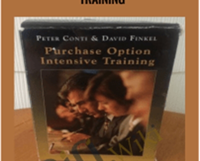 Purchase Option Intensive Training E28093 Peter Conti David Finkel - BoxSkill
