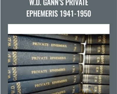 W D Ganns Private Ephemeris 1941 1950 - BoxSkill
