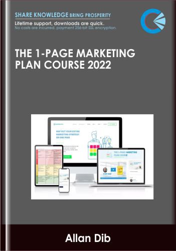 Only $127, The 1-Page Marketing Plan Course 2022 - Allan Dib