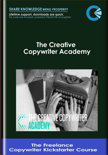 Purchuse The Creative Copywriter Academy - The Freelance Copywriter Kickstarter Course course at here with price $297 $49.