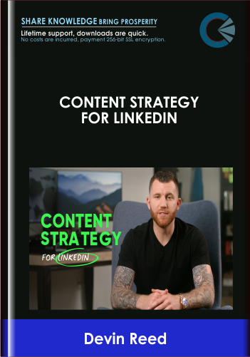 Purchuse Content Strategy for LinkedIn - Devin Reed course at here with price $97 $37.