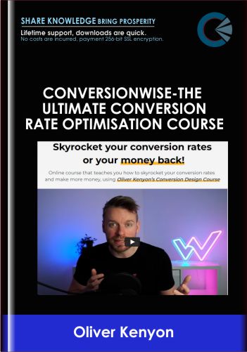 Purchuse ConversionWise-the Ultimate Conversion Rate Optimisation Course - Oliver Kenyon course at here with price $1597 $87.