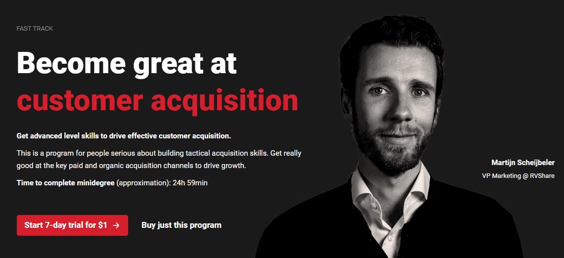 Become great at customer acquisition - ConversionXL, Martijn Scheijbeler