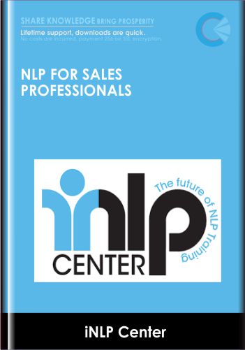 Only $58, NLP for Sales Professionals - iNLP Center