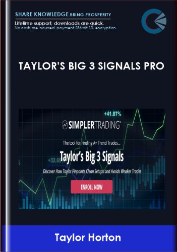 Taylor’s Big 3 Signals PRO by Taylor Horton - Simpler Trading