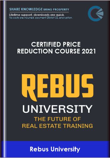 Certified Price Reduction Course 2021 - Rebus University