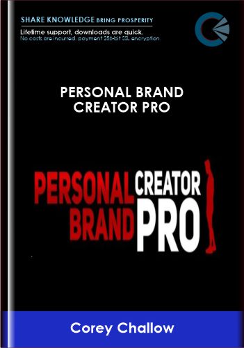 Purchuse Personal Brand Creator Pro - Corey Challow course at here with price $497 $47.