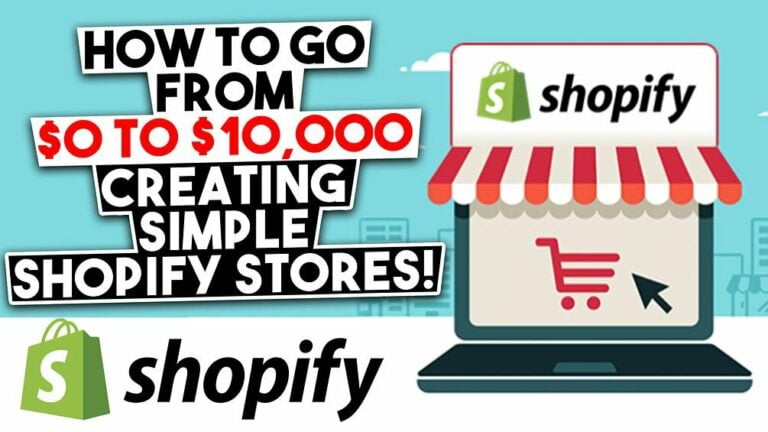 0 to 10K Building Simple Shopify Stores - Taijaun Reshard