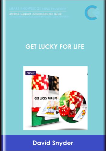 Get Lucky For Life - David Snyder Description If you've ever been ENVIOUS of someone who seems to have all the luck, then get ready for "Get Lucky For Life" In this course, you will learn: The 5 Qualities And Attributes Of People That Are Naturally Lucky How To Know If You've Got These Attributes How To Install These Attributes Can you imagine what you life would be like if you suddenly seemed to have "lucky coincidences" all the time? Only if your ready for that kind of serendipity should you buy Get Lucky For Life, now. Only today, Get Lucky For Life - David Snyder  - $27. You will be supported lifetime. Don’t forget to sign up to receive the email, and earn even more rewards.