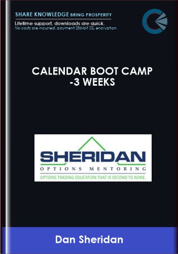 Calendar Boot Camp-3 Weeks - Dan Sheridan