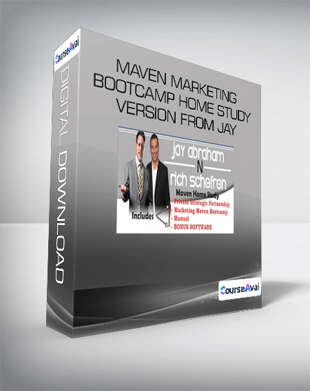 Purchuse Maven Marketing Bootcamp Home Study Version from Jay Abraham & Rich Schefren course at here with price $697 $41.