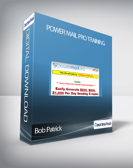 Purchuse Bob Patrick - Power Mail Pro Training course at here with price $1497 $129.
