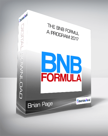 Purchuse Brian Page - The BNB Formula Program 2017 course at here with price $997 $89.