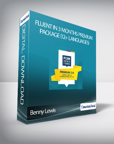 Purchuse Benny Lewis - Fluent in 3 Months Premium Package (12+ Languages) course at here with price $197 $37.