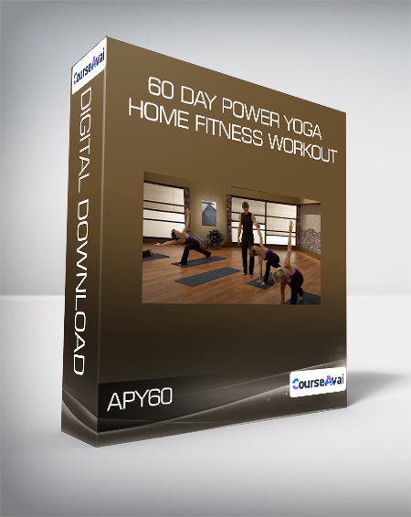 Purchuse APY60 - 60 Day Power Yoga Home Fitness Workout course at here with price $75 $73.