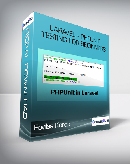 Purchuse Povilas Korop - Laravel - PHPUnit Testing for Beginners course at here with price $19 $9.