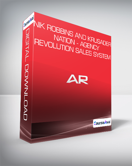 Purchuse Nik Robbins and Krusader Nation - Agency Revolution Sales System course at here with price $27 $11.