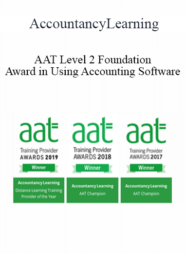 Purchuse AccountancyLearning - AAT Level 2 Foundation Award in Using Accounting Software course at here with price $57 $18.