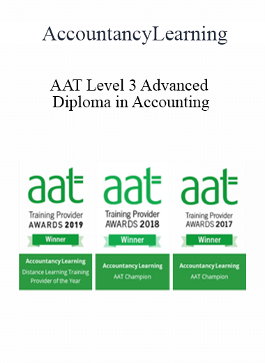 Purchuse AccountancyLearning - AAT Level 3 Advanced Diploma in Accounting course at here with price $387 $92.