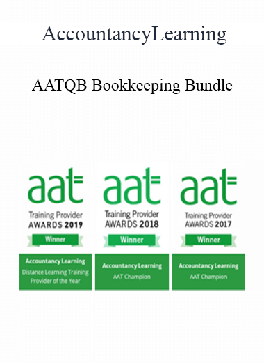 Purchuse AccountancyLearning - AATQB Bookkeeping Bundle course at here with price $340 $81.