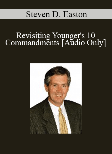 Purchuse [Audio] Steven D. Easton - Revisiting Younger's 10 Commandments course at here with price $199 $37.