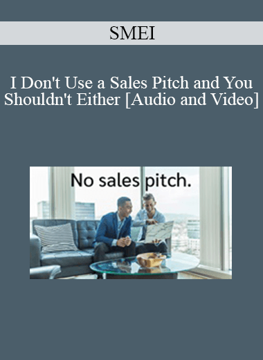 Purchuse Mark Thacker - I Don't Use a Sales Pitch and You Shouldn't Either course at here with price $55.2 $12.