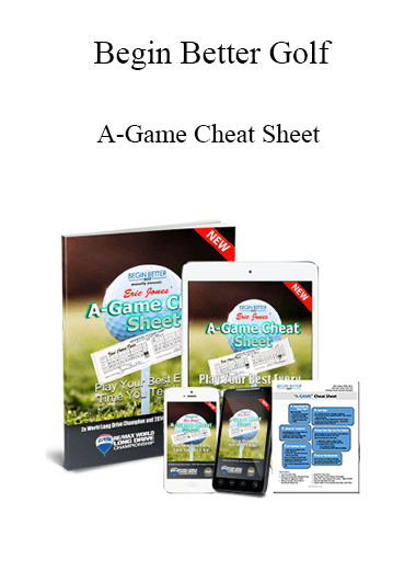 Purchuse Begin Better Golf - A-Game Cheat Sheet course at here with price $27 $10.