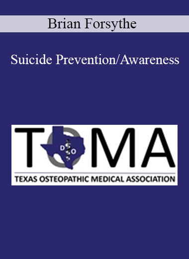 Purchuse Brian Forsythe - Suicide Prevention/Awareness course at here with price $40 $10.