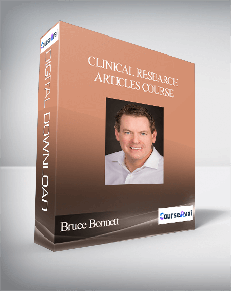 Purchuse Bruce Bonnett - Clinical Research Articles Course course at here with price $108 $35.
