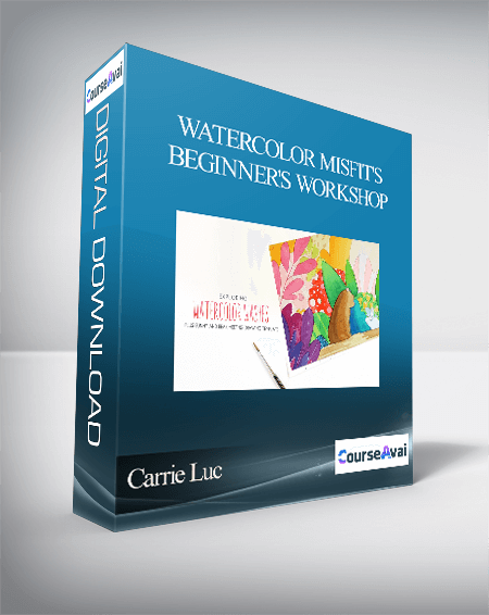 Purchuse Carrie Luc - Watercolor Misfit's Beginner's Workshop course at here with price $47 $13.