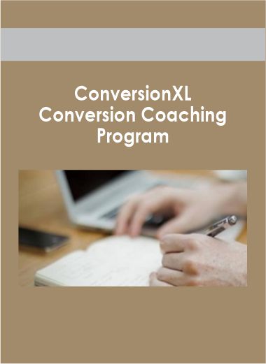 Purchuse ConversionXL – Conversion Coaching Program course at here with price $1997 $83.