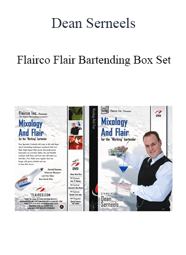 Purchuse Dean Serneels - Flairco Flair Bartending Box Set course at here with price $20 $10.