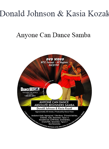 Purchuse Donald Johnson & Kasia Kozak - Anyone Can Dance Samba course at here with price $19 $10.