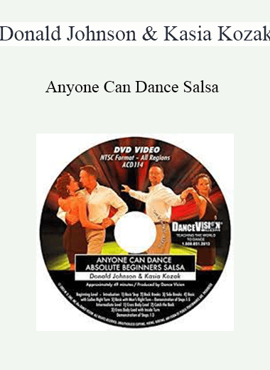 Purchuse Donald Johnson and Kasia Kozak - Anyone Can Dance Salsa course at here with price $19 $10.