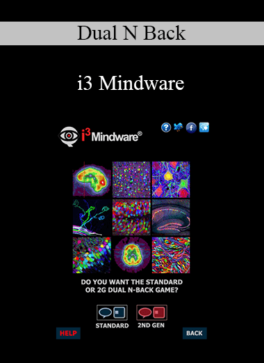 Purchuse Dual N Back - i3 Mindware course at here with price $50 $19.