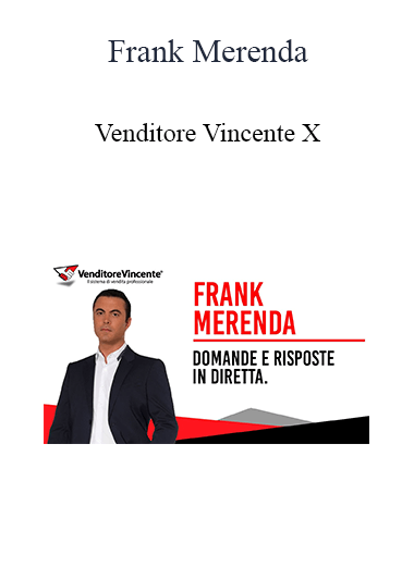 Purchuse Frank Merenda - Venditore Vincente X course at here with price $60 $57.