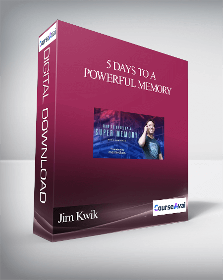 Purchuse Jim Kwik (MindValley) – 5 Days To A Powerful Memory course at here with price $297 $38.