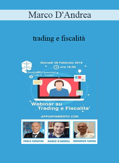 Purchuse Marco D'Andrea - Trading E Fiscalità course at here with price $60 $57.