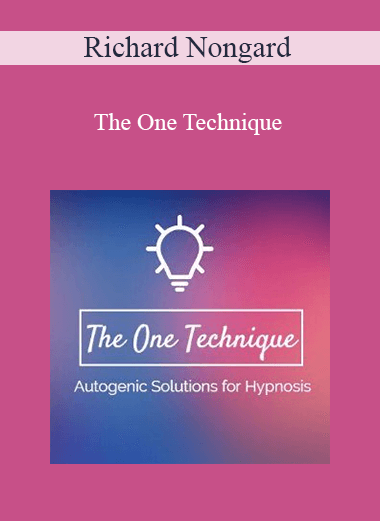 Purchuse Richard Nongard - The One Technique course at here with price $47 $18.