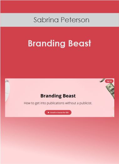 Purchuse Sabrina Peterson - Branding Beast course at here with price $20 $9.
