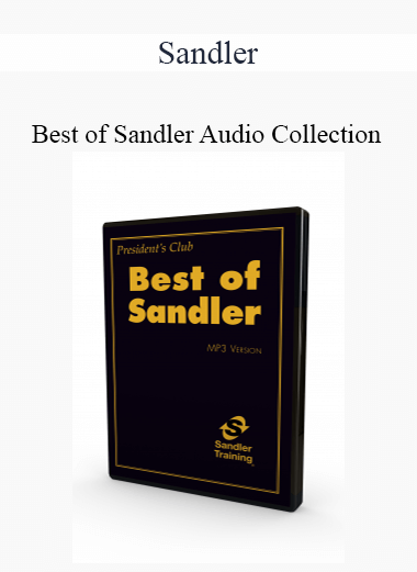 Purchuse Sandler - Best of Sandler Audio Collection course at here with price $149 $43.