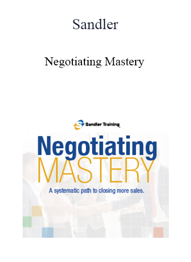 Purchuse Sandler - Negotiating Mastery course at here with price $197 $56.